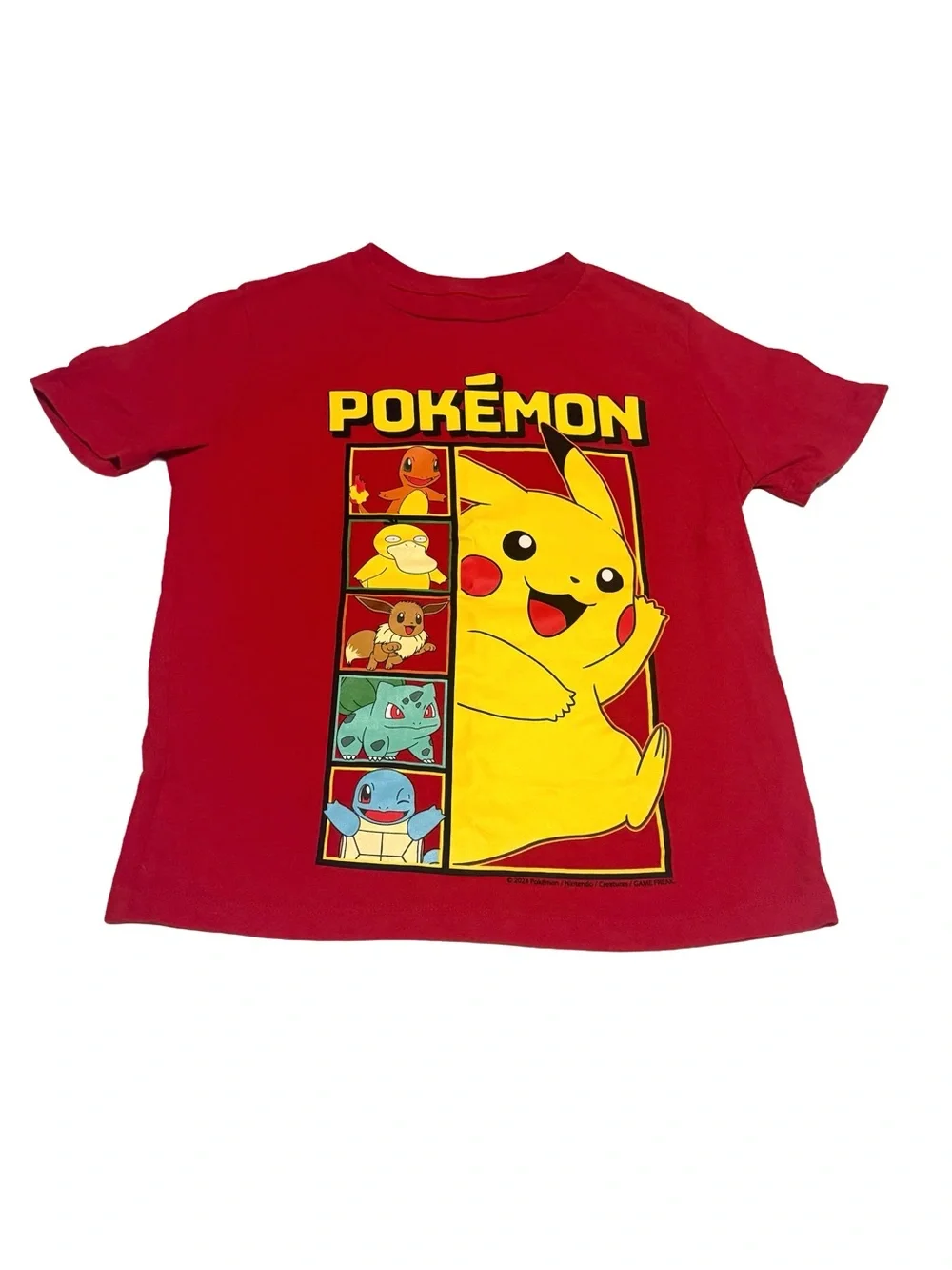 Old Navy Red Pokémon Pikachu Graphic Tee M (8)
